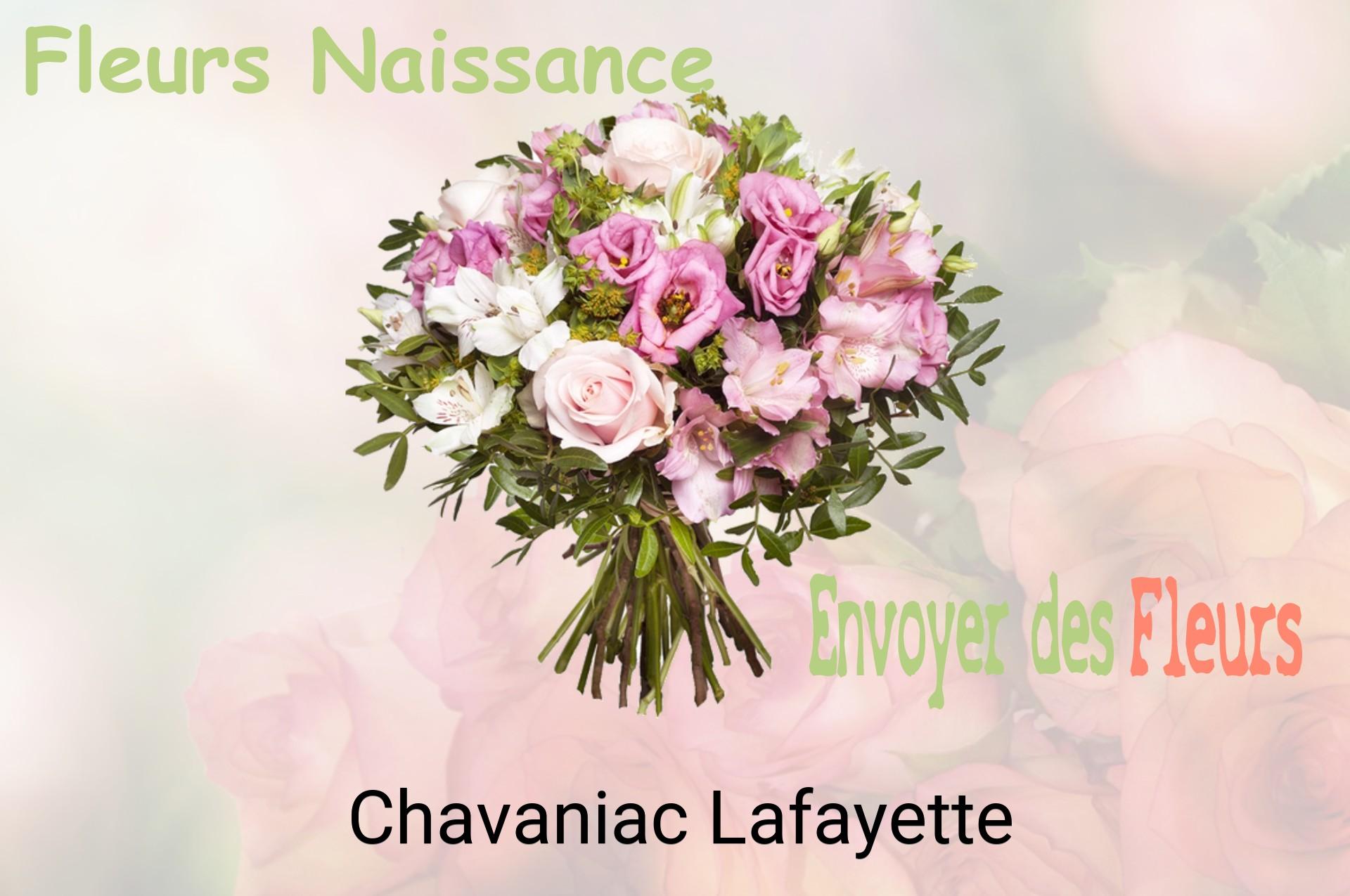 Bouquet de fleurs de naissance livré à Chavaniac-Lafayette